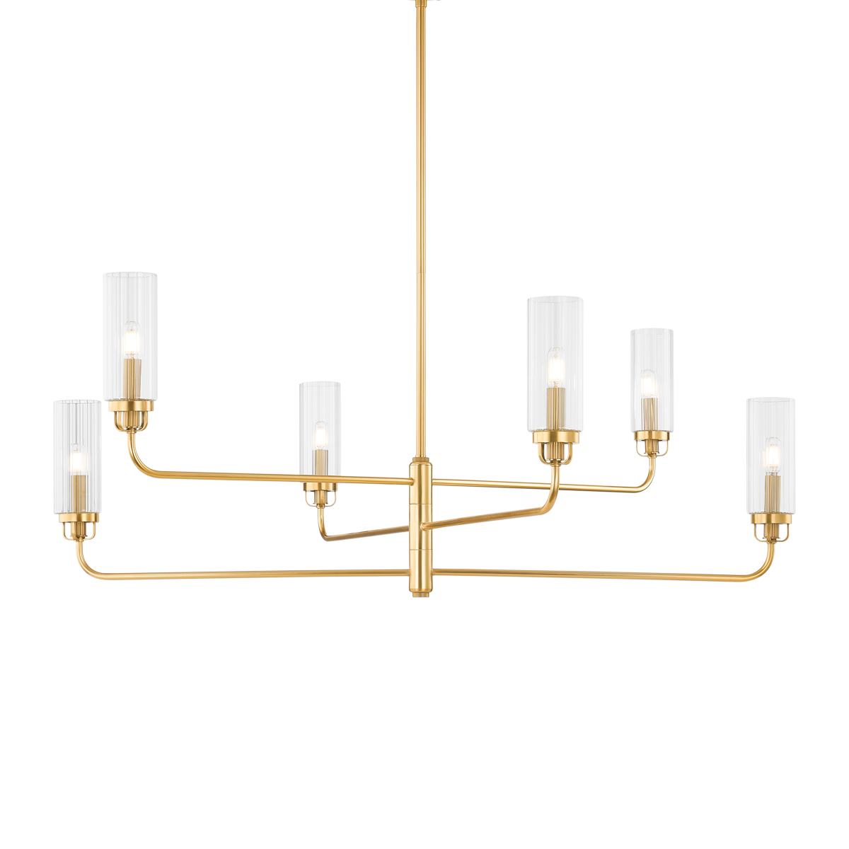 Olivia Halifax Clear Functional Design Chandelier