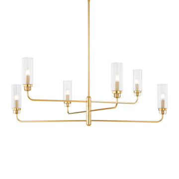 Olivia Halifax Clear Functional Design Chandelier