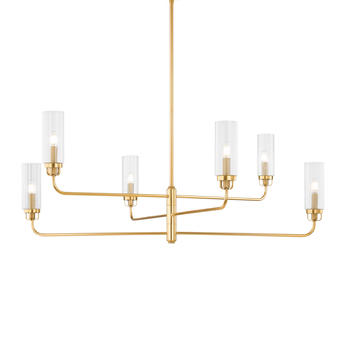 Olivia Halifax Clear Functional Design Chandelier