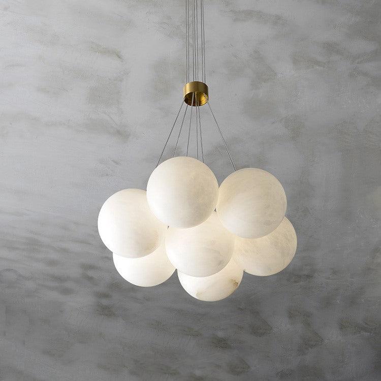 Alabaster Ceiling Pendant 7/19 Lights