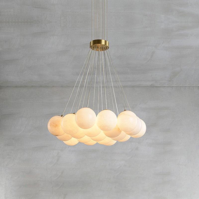 Alabaster Ceiling Pendant 7/19 Lights