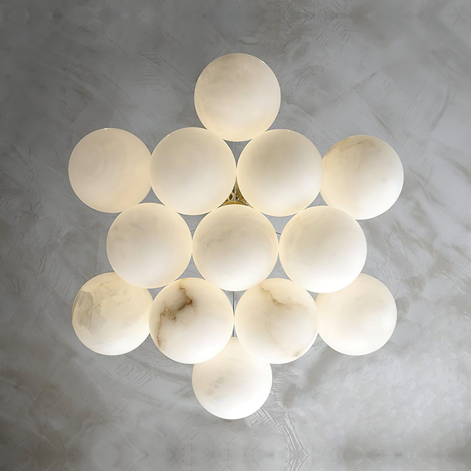 Alabaster Ceiling Pendant 7/19 Lights