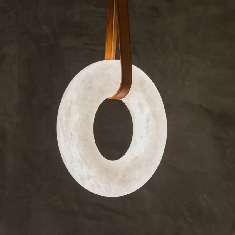 Olivia Charlene Marble Halo Circle Light