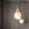 Alabaster Teardrop Single Pendant 7