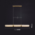 Alabaster Magnificence Art Linear Chandelier