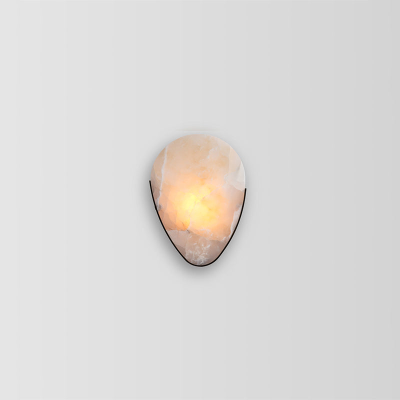 Alabaster V Shape Wall Sconce