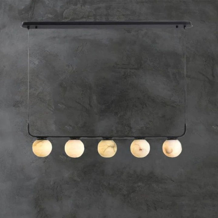 Alabaster Global Linear Chandelier 10.2"H