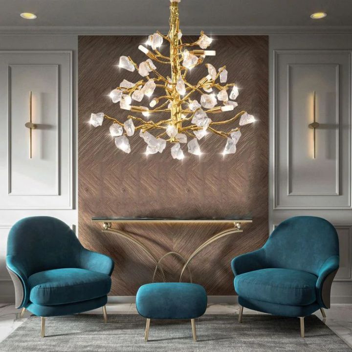 Amos Glass Branch Chandelier