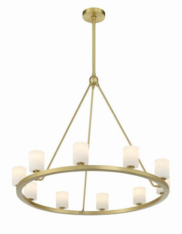 Agron 10 Light Alabaster Chandelier