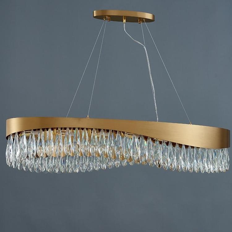 Olivia Arian Oval Crystal Chandelier