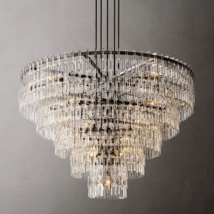 Arrebol 5-Tier Round Chandelier 60”