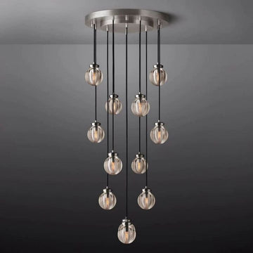 Pearls Spherical Modern Round Chandelier 22"