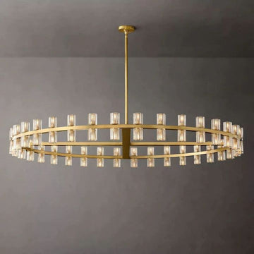 Aurora Wine-Glass Round Chandelier 60"