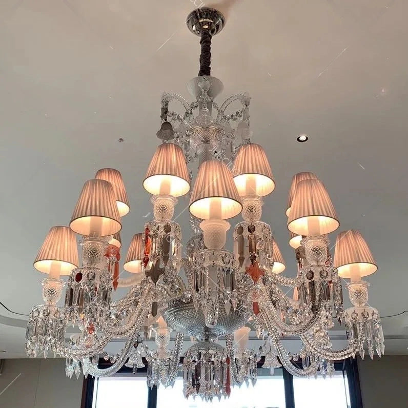 Baccarat Short Neck Zenith Crystal Chandelier