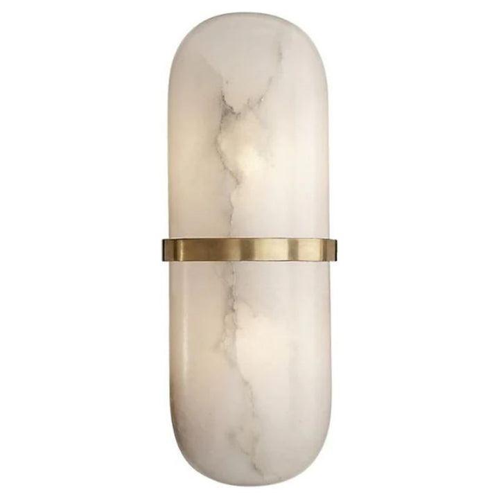 Alabaster Capsule Wall Sconce 12.5"H