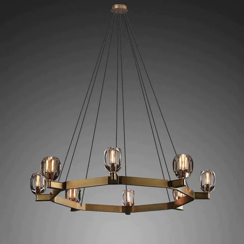 Olivia Contemporary Circular Living Room Pendant