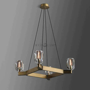 Alier Contemporary 4-Lights Dining Square Pendant