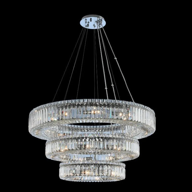 Stella 3-Ring Chandelier 18''+26''+36''