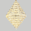 Chrome/ Silver Extra Large Chandelier For Foyer Living Room Staircase Crystal Ceiling Lighting Fixture