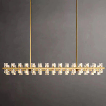 Olivia Arcachon Crystal Rectangular Chandelier48" 54" 72"