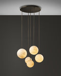 Alabaster Constellation Chandelier, Multi Pendant Light