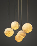 Alabaster Constellation Chandelier, Multi Pendant Light