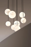 Alabaster Constellation Chandelier, Multi Pendant Light