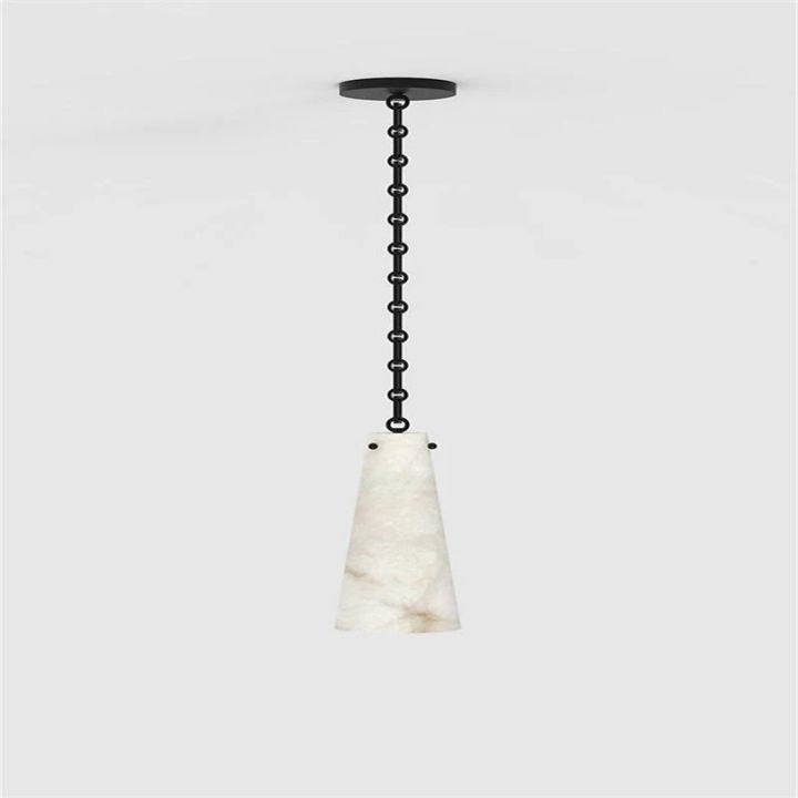 Contemporary Unique Alabaster Pendant Light