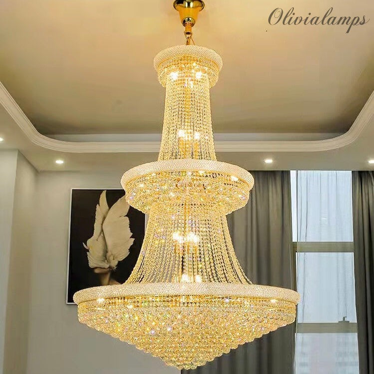 large modern chandeliers for staircase