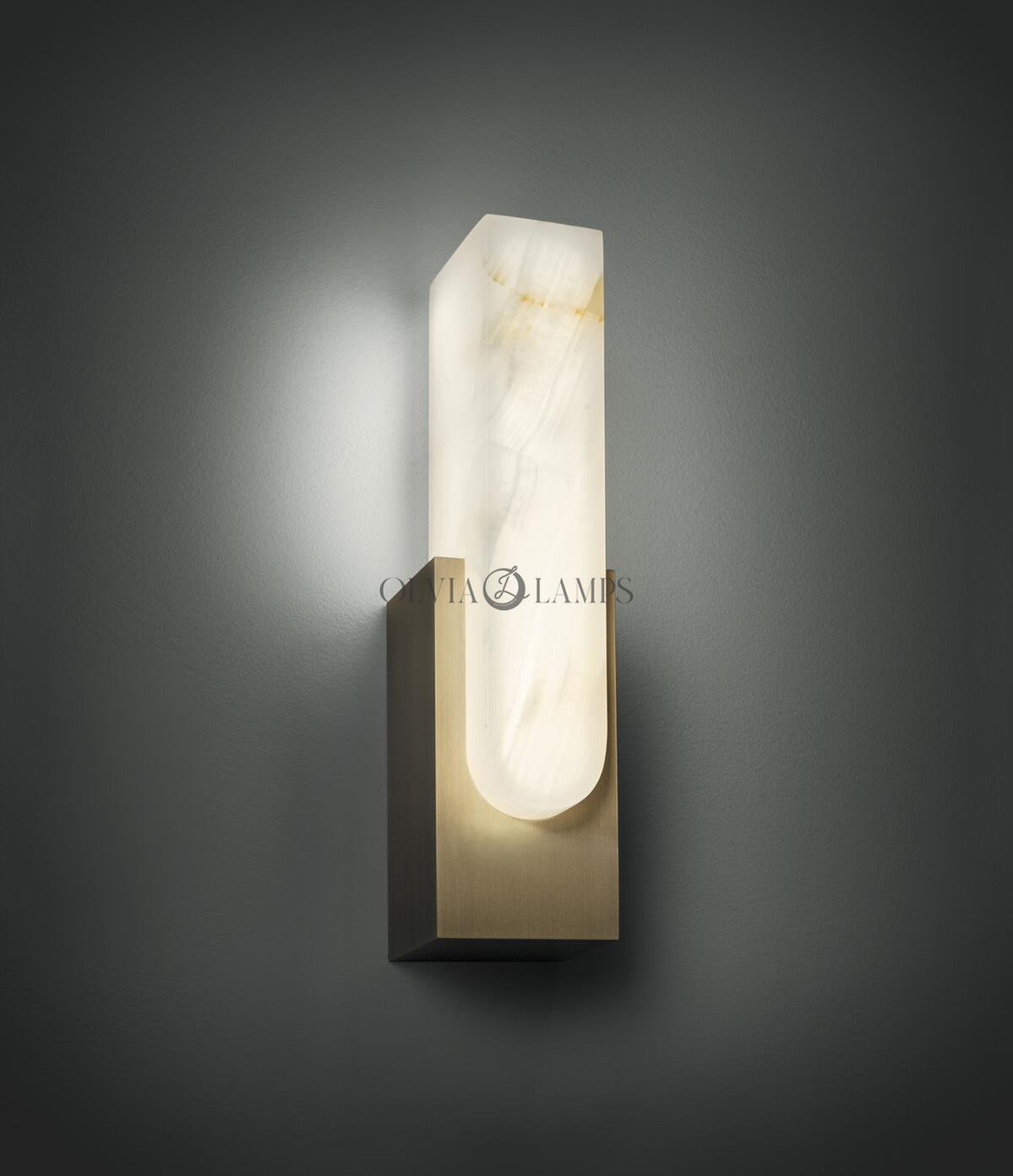 Agatha Alabaster Sconce