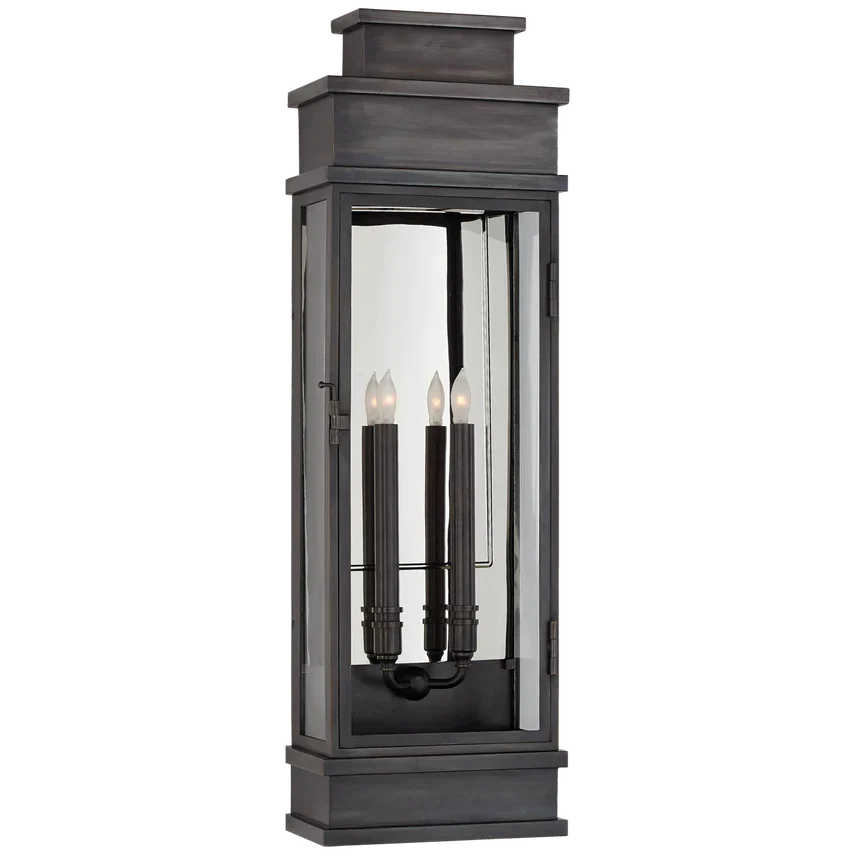 Olivia Darlana Linear Large Outdoor Wall Lantern