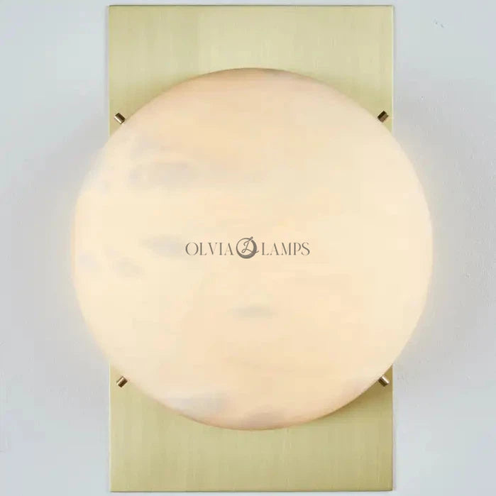 Wall Sconce With Alabaster