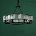 Decorative 8-Light Crystal Ceiling Chandelier D31.5