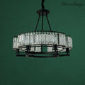 Decorative 6-Light Crystal Ceiling Chandelier D23.6