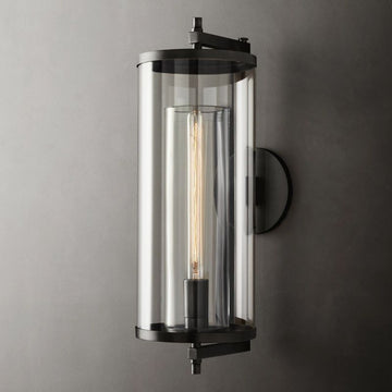 Olivia Devulde Round Grand Outdoor Sconce