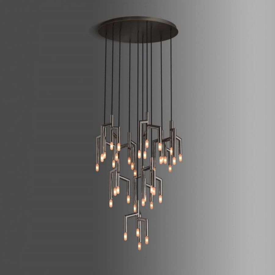 Flori 10 Light Cirular Chandelier