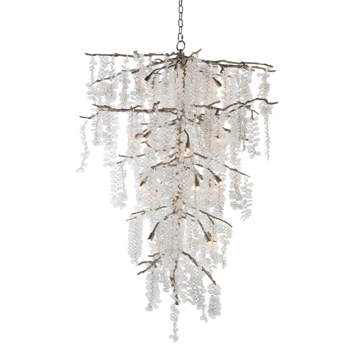 Donna 21-Light Glass Chandelier