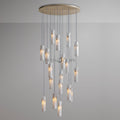 Alabaster Deco Cluster Chandelier