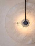 Alabaster Round Sconce 10