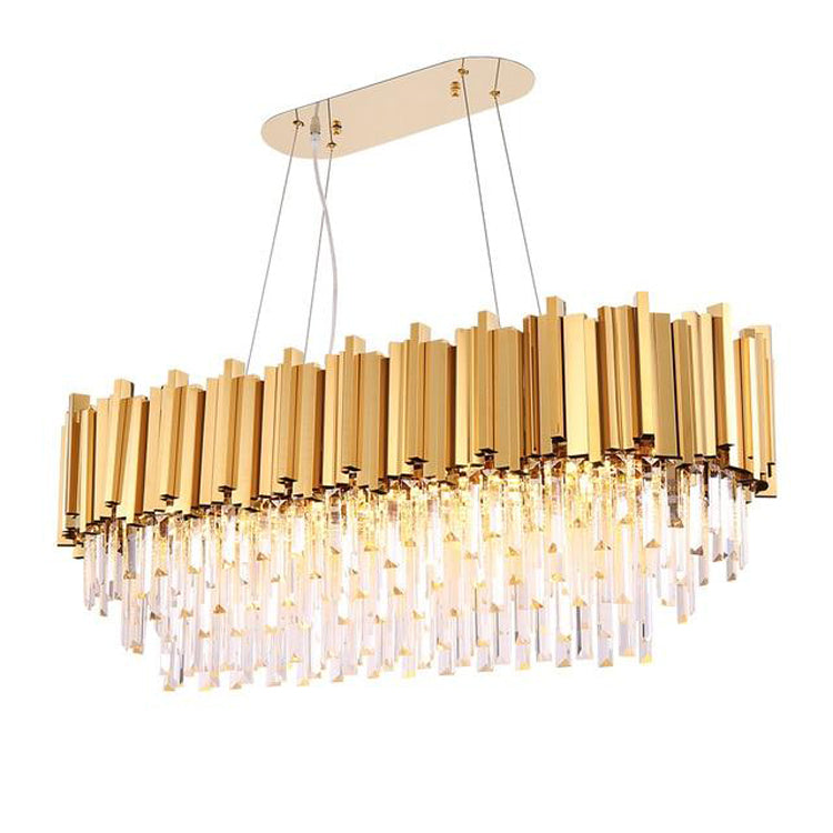 Olivia Elian Oval Crystal Chandelier