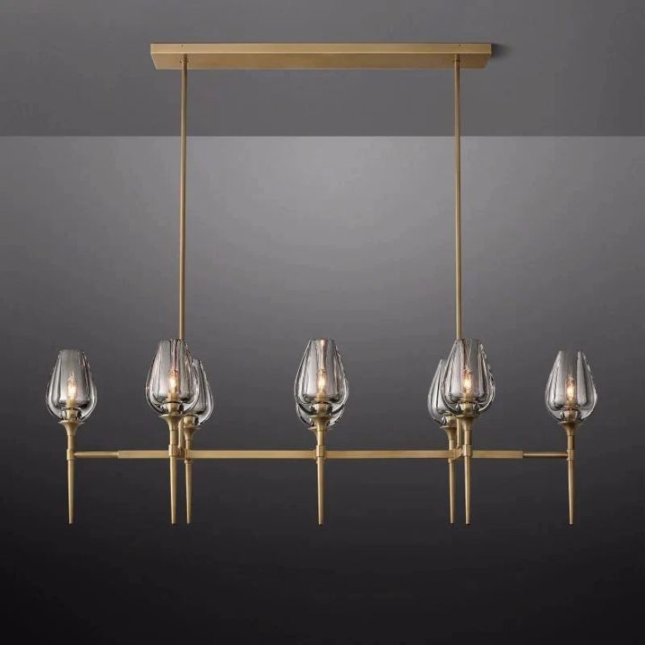 Tulipe Echo Linear Chandelier 52''