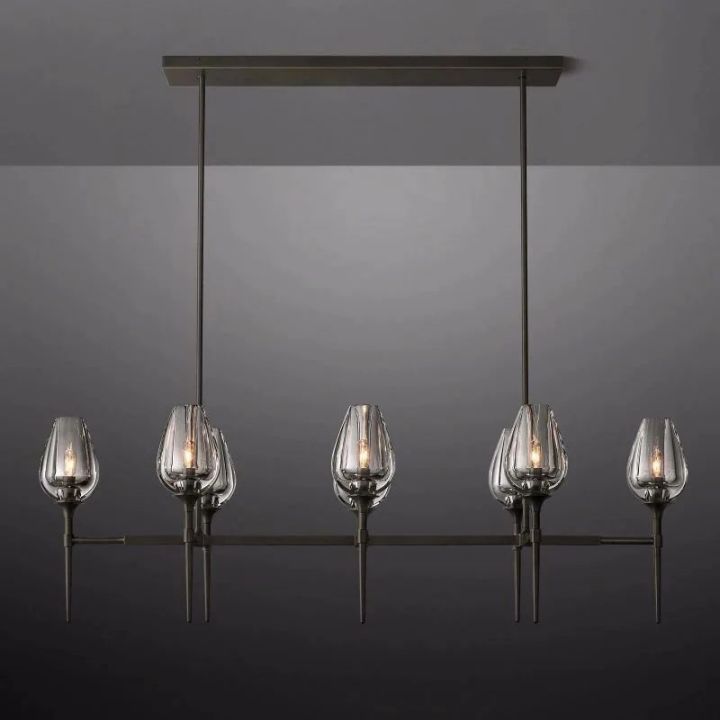 Tulipe Echo Linear Chandelier 52''