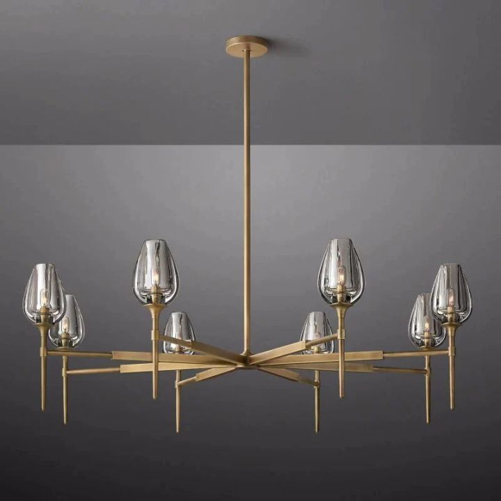 Tulipe Echo Round Chandelier 54''