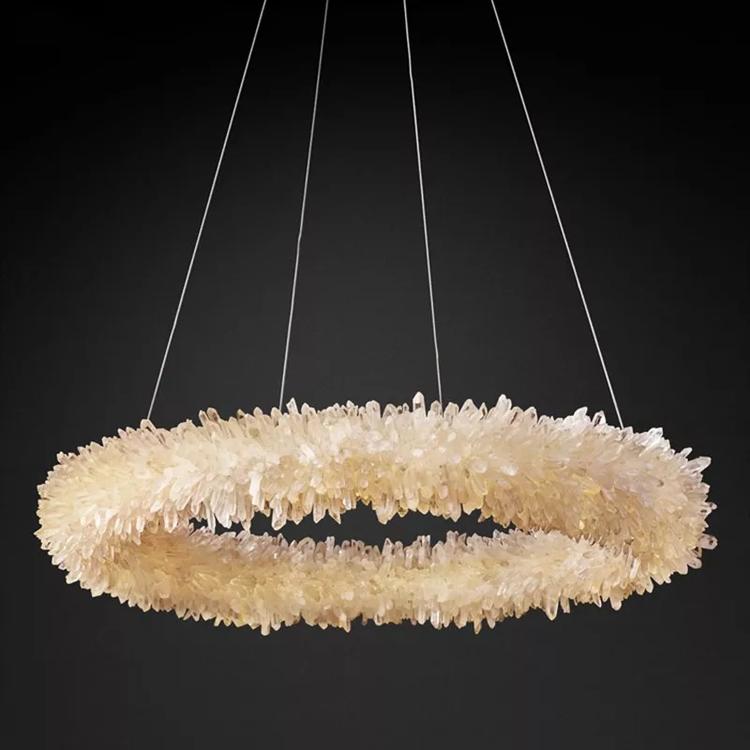 Olivia Edeline Crystal Halo Chandelier