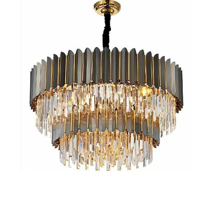 Olivia Flavian Double Tier Crystal Chandelier