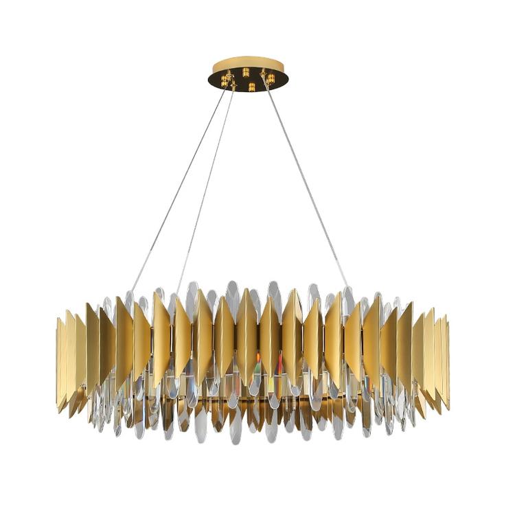 Olivia Flavian Halo Crystal Chandelier