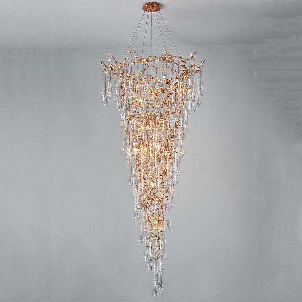 Olivia Flavian Branch Crystal Chandelier