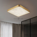 Geometric Alabaster Recessed Ceiling Light