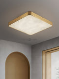 Geometric Alabaster Recessed Ceiling Light