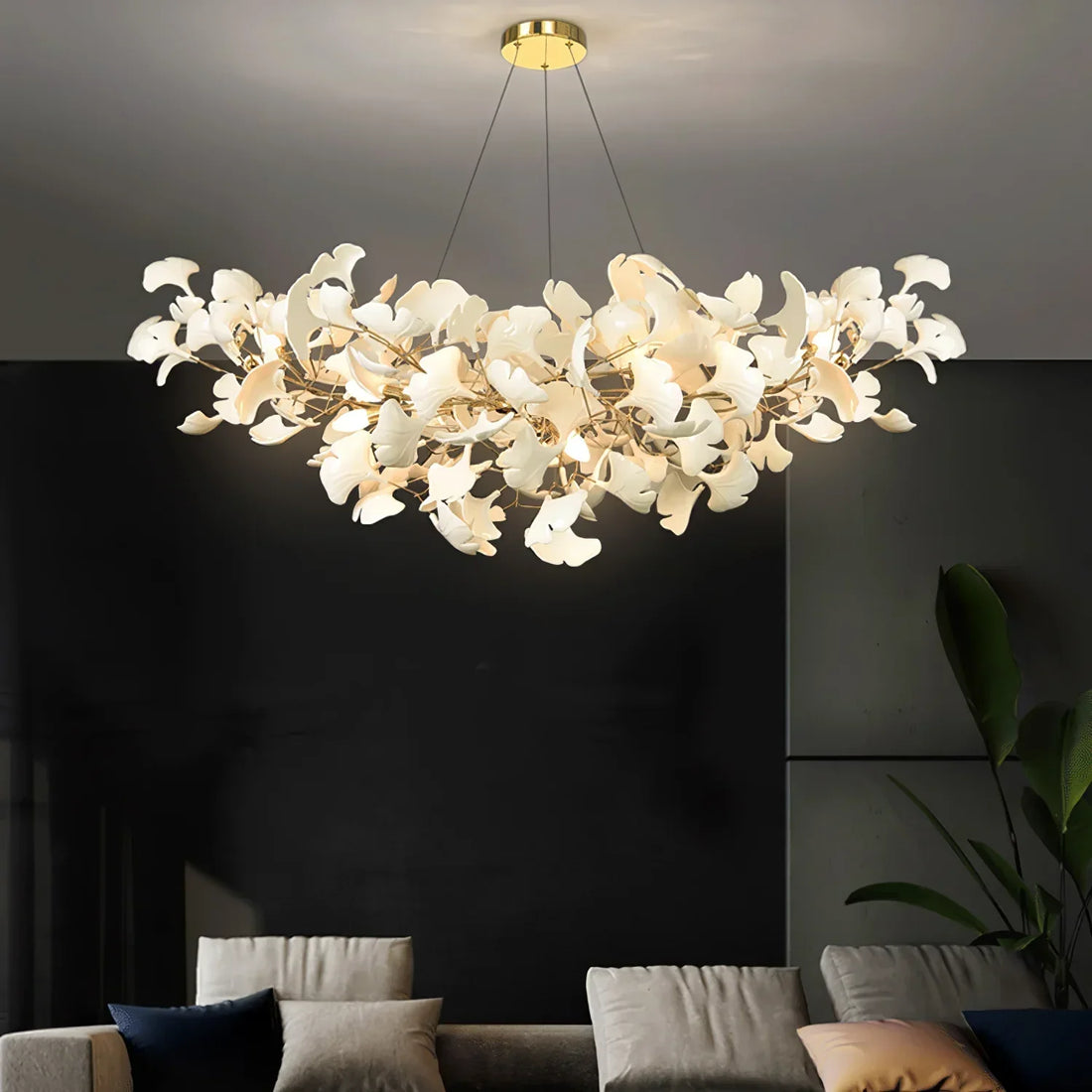 Olivia Gingko Chandelier B